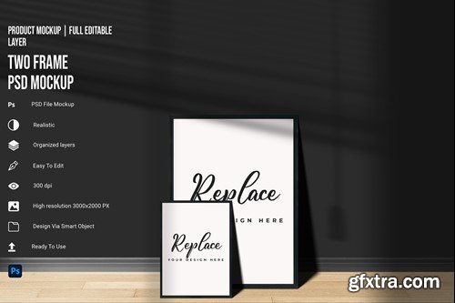 Two Frame PSD Mockup T85YZZS Two Frame PSD Mockup T85YZZS