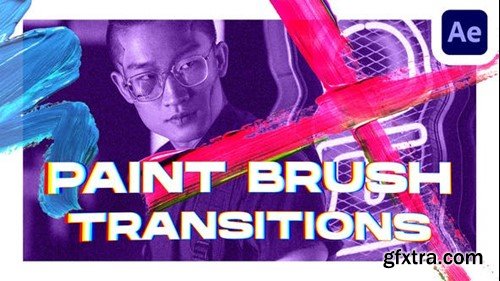 Videohive Paint Brush Transitions Vol. 1 45937799