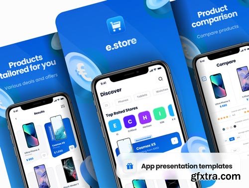 e.Store - Ecommerce App UI Kit Ui8.net