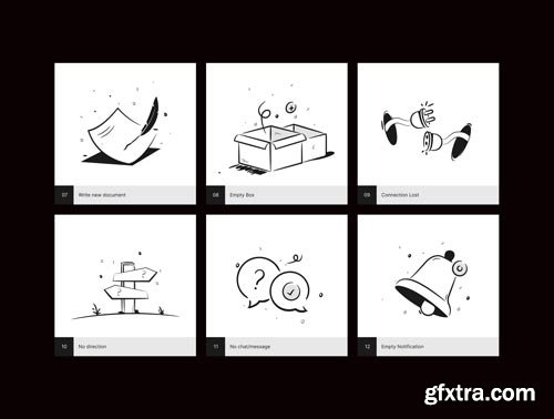 Dotion Empty state illustration Ui8.net