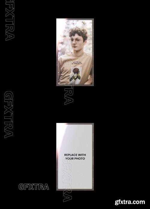 Analog Film Frame Photo Effect Mockup Template 545342544 Analog Film Frame Photo Effect Mockup Template 545342544