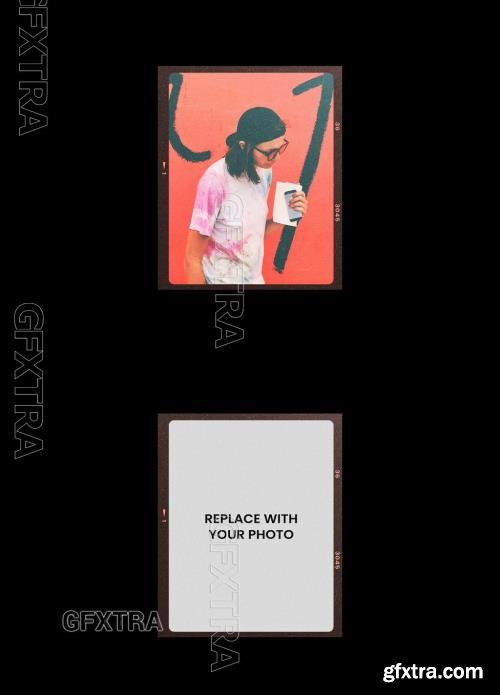 Analog Film Frame Photo Effect Mockup Template 545342541 Analog Film Frame Photo Effect Mockup Template 545342541