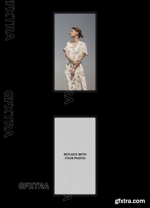 Analog Film Frame Photo Effect Mockup Template 545342197 Analog Film Frame Photo Effect Mockup Template 545342197