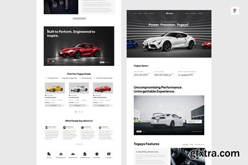 Automobile Figma Template GSZ45UG Automobile Figma Template GSZ45UG