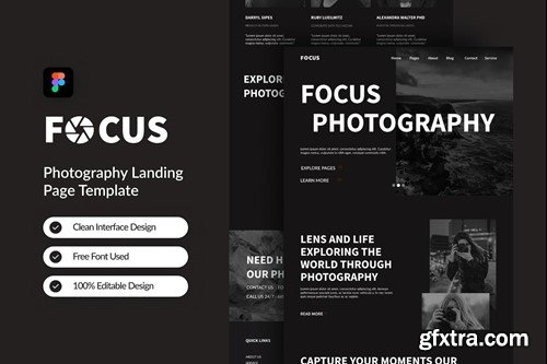 Focus - Photography Landing Page Figma 7E7VHDE Focus - Photography Landing Page Figma 7E7VHDE