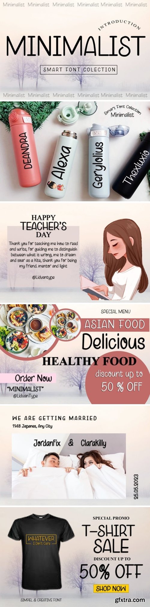 Minimalist Font Minimalist Font