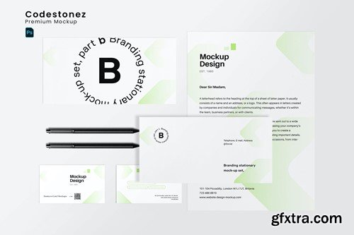Branding Stationery Set Mockup 28DA6RR Branding Stationery Set Mockup 28DA6RR