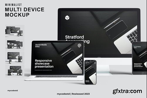 Multi devices responsive website mockup 8ZR9BRX Multi devices responsive website mockup 8ZR9BRX