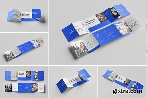 A4 Gate Fold Brochure Mockup 4XBE2YZ A4 Gate Fold Brochure Mockup 4XBE2YZ