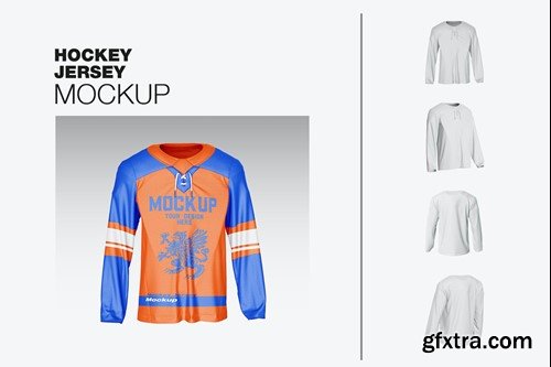 Set Hockey Jersey with Armor Mockup ZUQ75TT Set Hockey Jersey with Armor Mockup ZUQ75TT