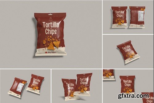 Snack Packaging Mockup PM57LM3 Snack Packaging Mockup PM57LM3