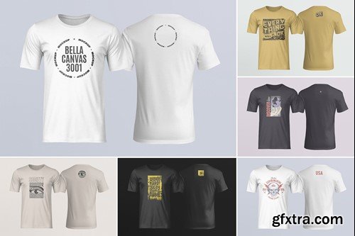Bella Canvas 3001 T-Shirt Mockup F8KRDEV Bella Canvas 3001 T-Shirt Mockup F8KRDEV