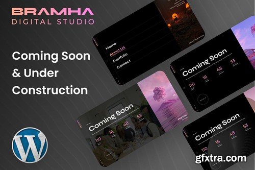 Coming Soon & Under Construction WordPress Theme A6X6XNP