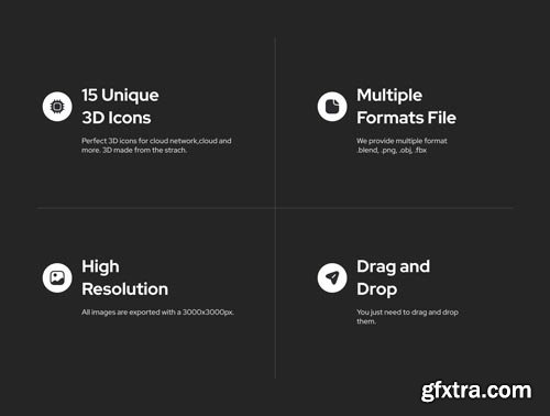 Cloud Networking 3D Icon Ui8.net