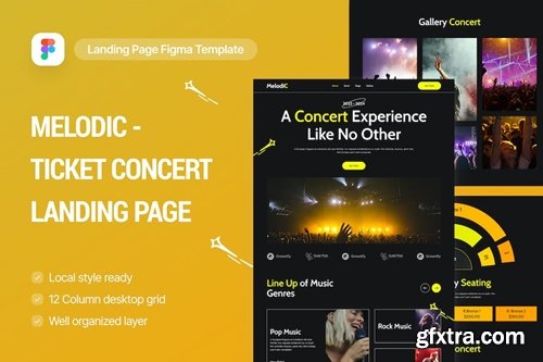 Melodic - Ticketing Landing Page 7F7HMAC Melodic - Ticketing Landing Page 7F7HMAC