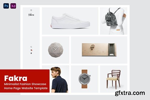 Fakra - Fashion Showcase Website Design Template EFVHU25 Fakra - Fashion Showcase Website Design Template EFVHU25
