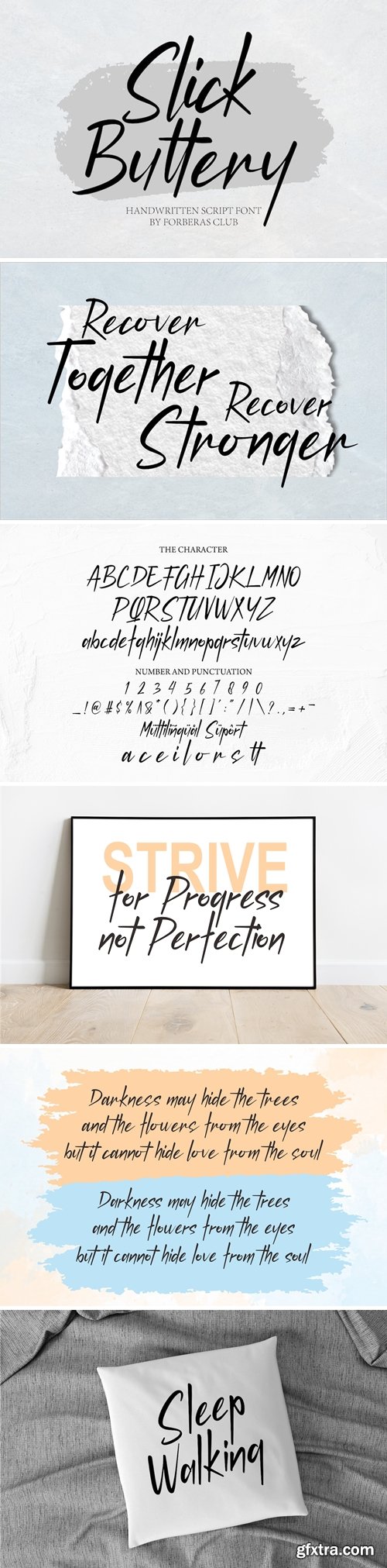 Slick Buttery Font Slick Buttery Font