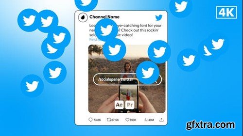 Videohive Social Opener Twitter 45970553