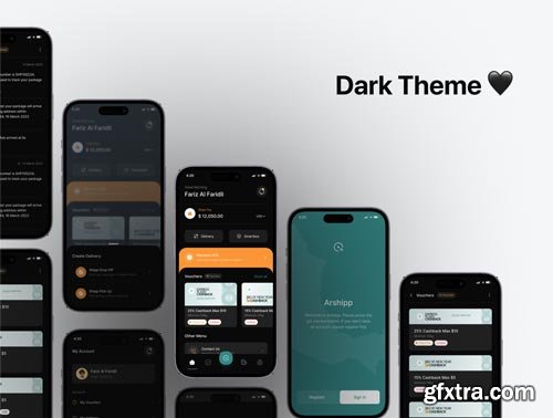 Arshipp - Shipping Mobile App Ui8.net