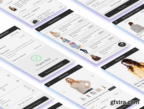 E Shop App UI Kit Ui8.net