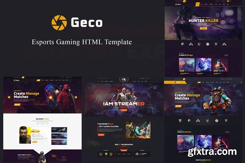 Geco - eSports Gaming HTML5 Template ZKTMSZL