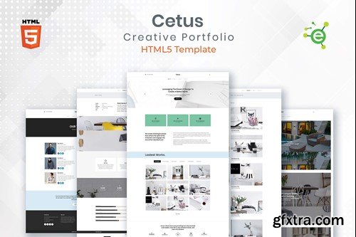 CETUS - Creative Portfolio HTML5 Template CGND5GE