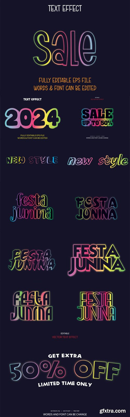 3D Neon Text Effects Collection 3D Neon Text Effects Collection