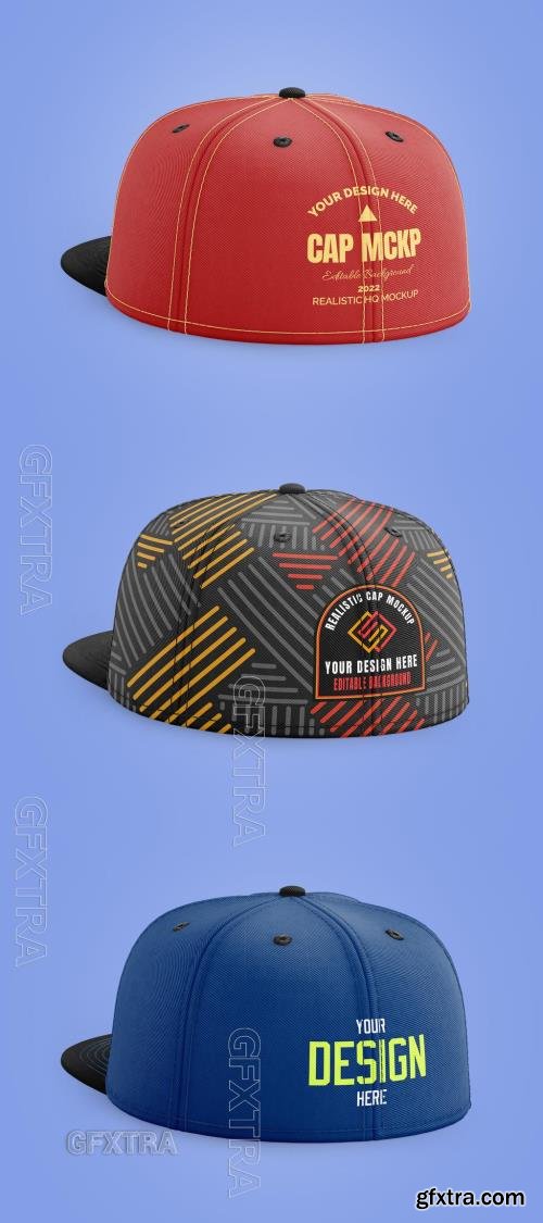 Snapback Cap Mockup 609083638 Snapback Cap Mockup 609083638