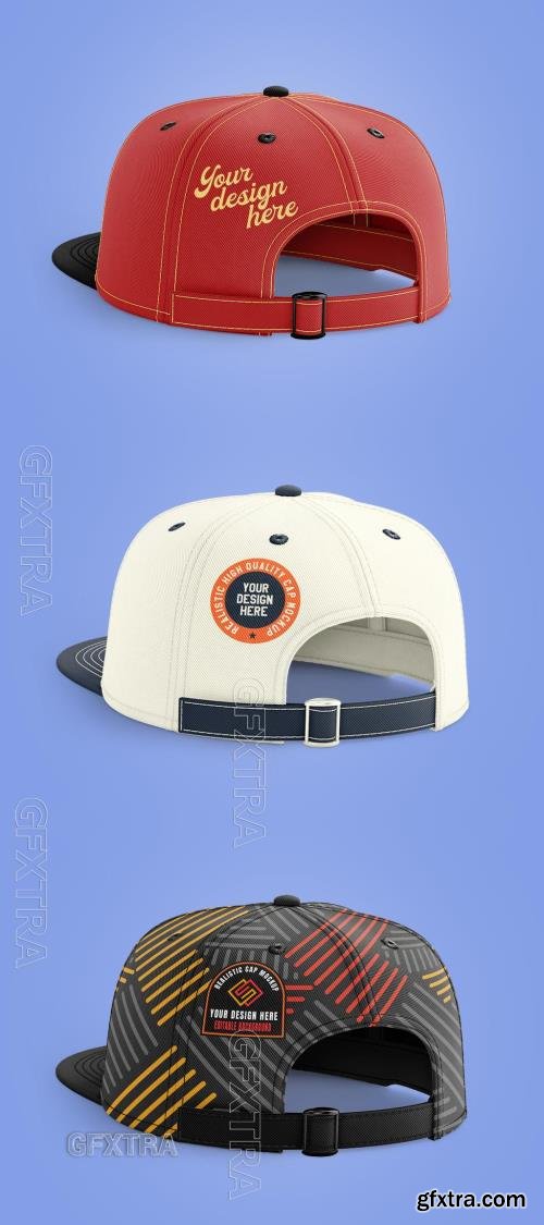 Snapback Cap Mockup 609083546 Snapback Cap Mockup 609083546