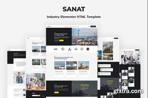Sanat - Industry HTML Template P7XMRYT