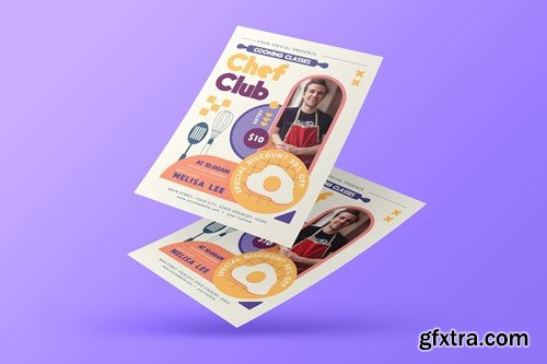 Cooking Class Flyer 4W9V2F6 Cooking Class Flyer 4W9V2F6
