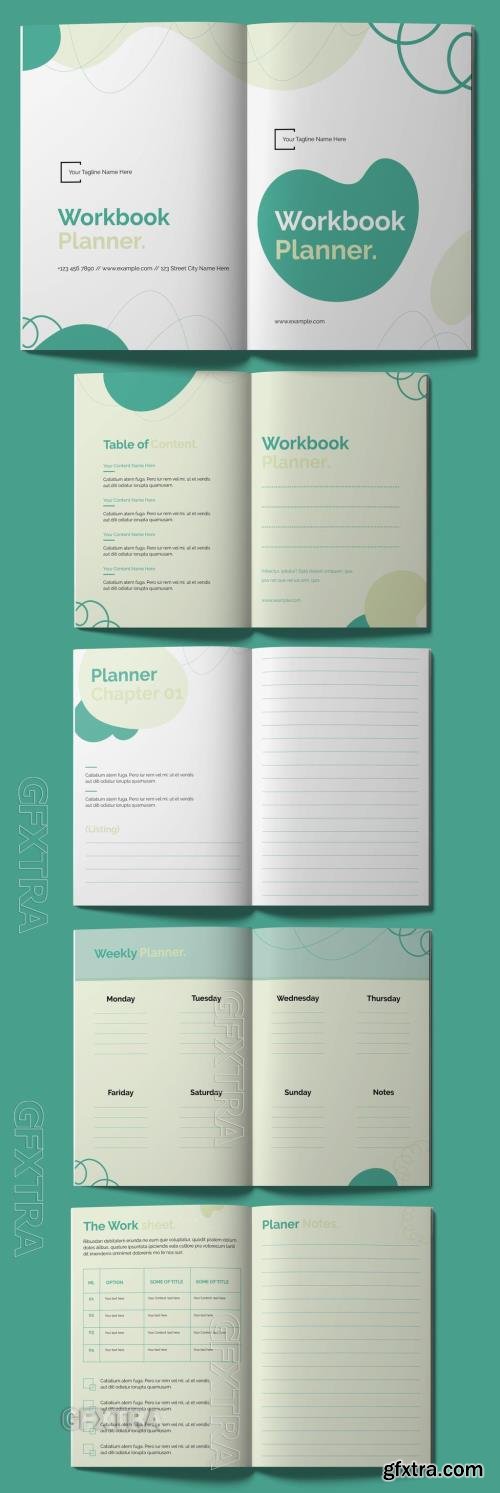 Workbook Planner Design Template 605957459 Workbook Planner Design Template 605957459