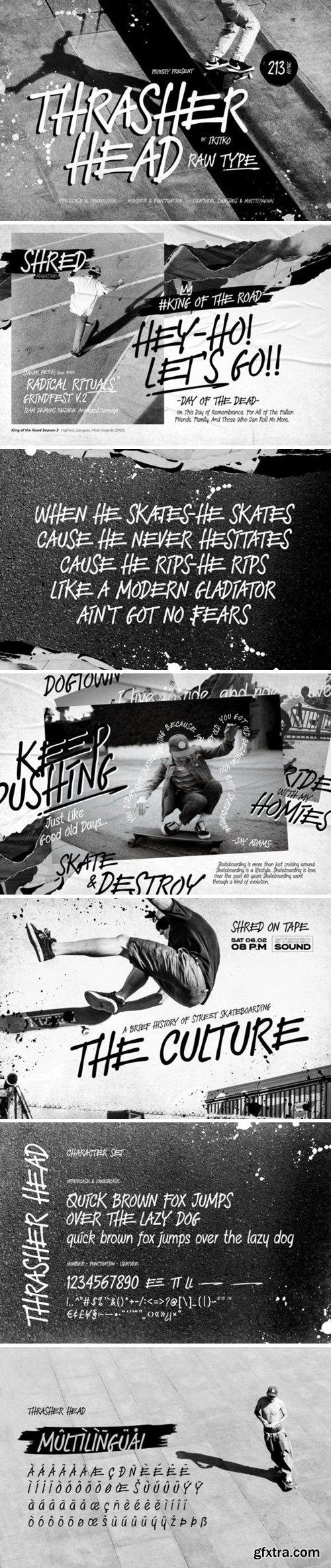 Thrasher Head Font Thrasher Head Font