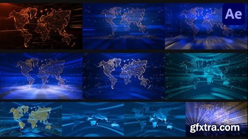 Videohive Backgrounds For News for After Effects 45497142