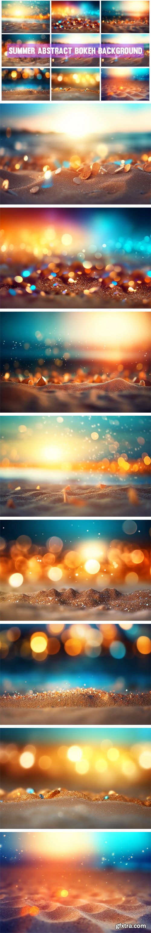 Summer Bokeh Backgrounds Collection