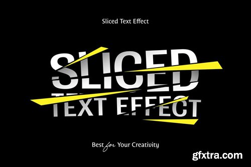Sliced Text Effect for Photoshop