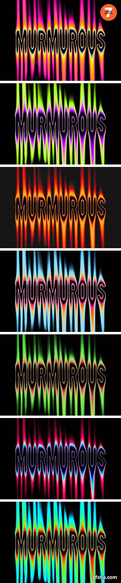 Murmurous - Acid Melting Text Effect for Photoshop Murmurous - Acid Melting Text Effect for Photoshop