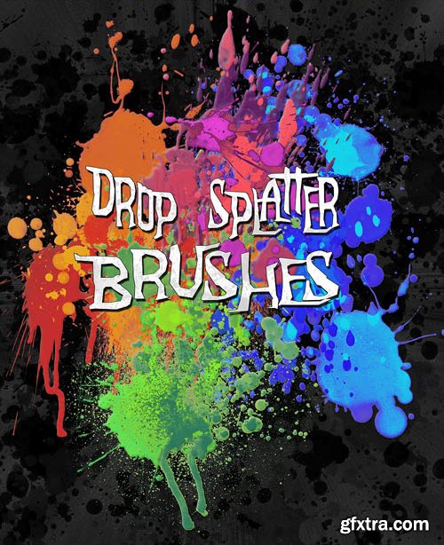 130+ Drop Splatter Brushes for Photoshop 130+ Drop Splatter Brushes for Photoshop