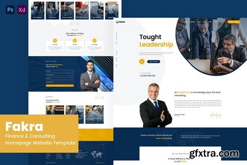 Fakra - Finance & Consulting Website Design LFY8X26 Fakra - Finance & Consulting Website Design LFY8X26