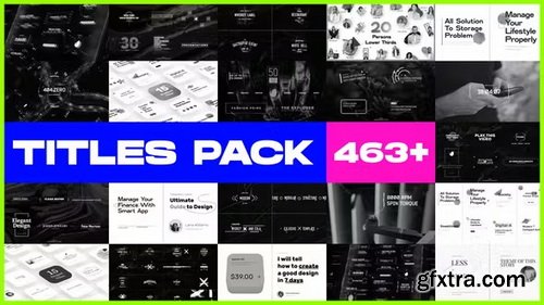 Videohive - Ultimate Title Pack Bundle 20 in 1 - 45731133