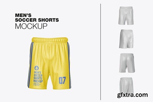 Soccer Men’s Sports Shorts Mockup MDA8GRR Soccer Men’s Sports Shorts Mockup MDA8GRR