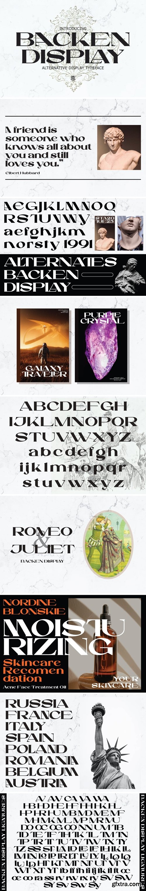 Backen - Bold Serif G6XAPYQ Backen - Bold Serif G6XAPYQ