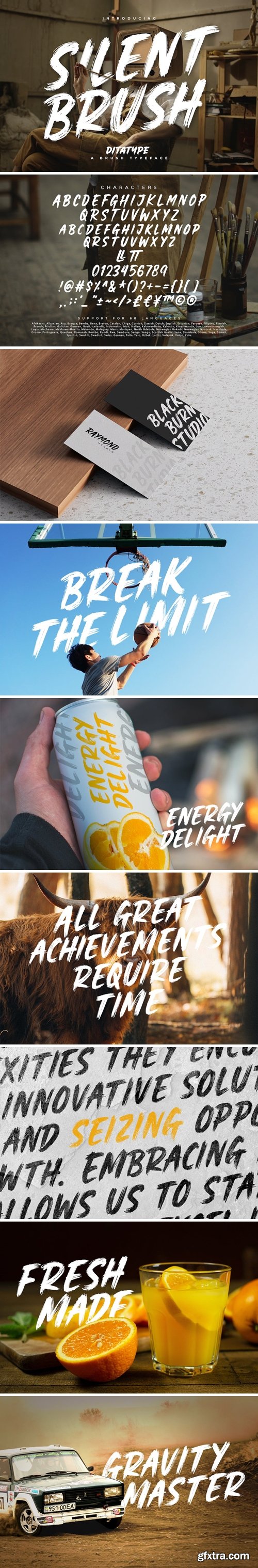 Silent Brush Font Silent Brush Font