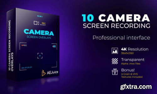 AEJuice - Camera Screen Recordings Overlays