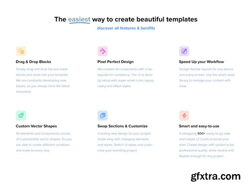 UI Decks - Cards and Blocks Ui8.net