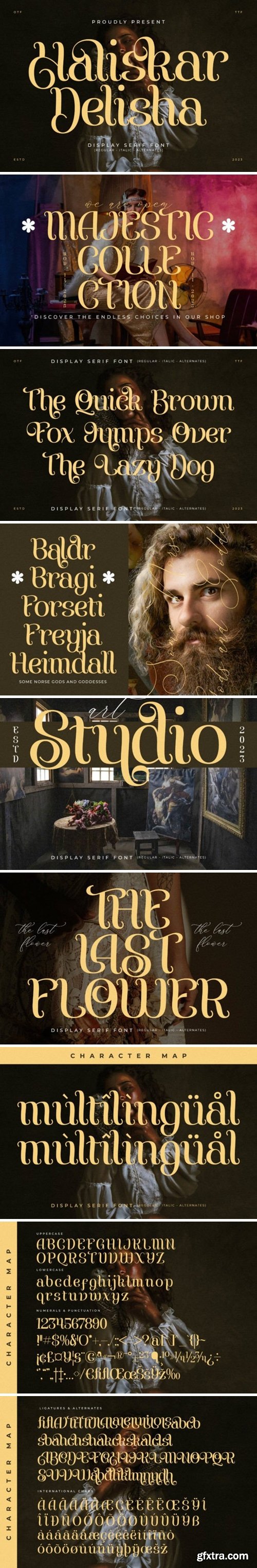 Haliskar Delisha Font Haliskar Delisha Font