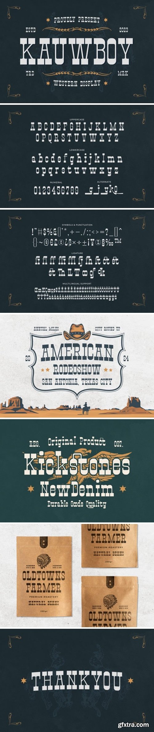 Kauwboy Font Kauwboy Font