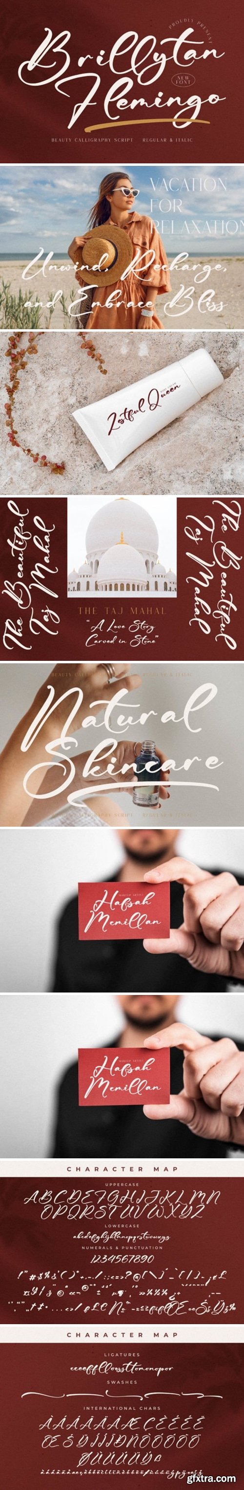 Brillytan Flemingo Font Brillytan Flemingo Font