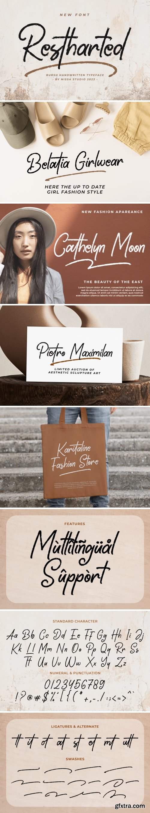 Restharted Font Restharted Font