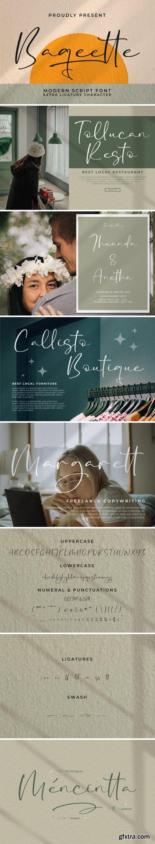 Baqeette Font Baqeette Font